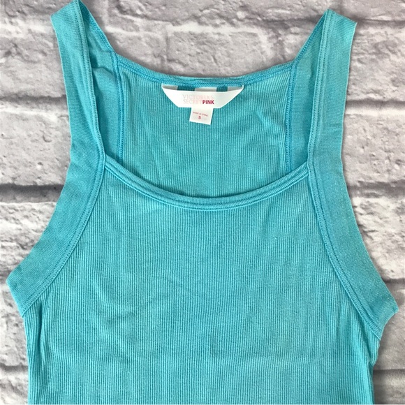 Vintage PINK Y2K wide strap cotton‎ tank $13 if bundled - Picture 2 of 5
